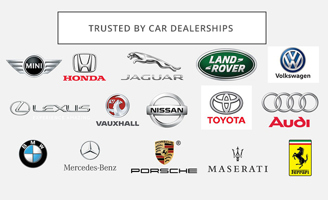 Trusted by many car dealerships